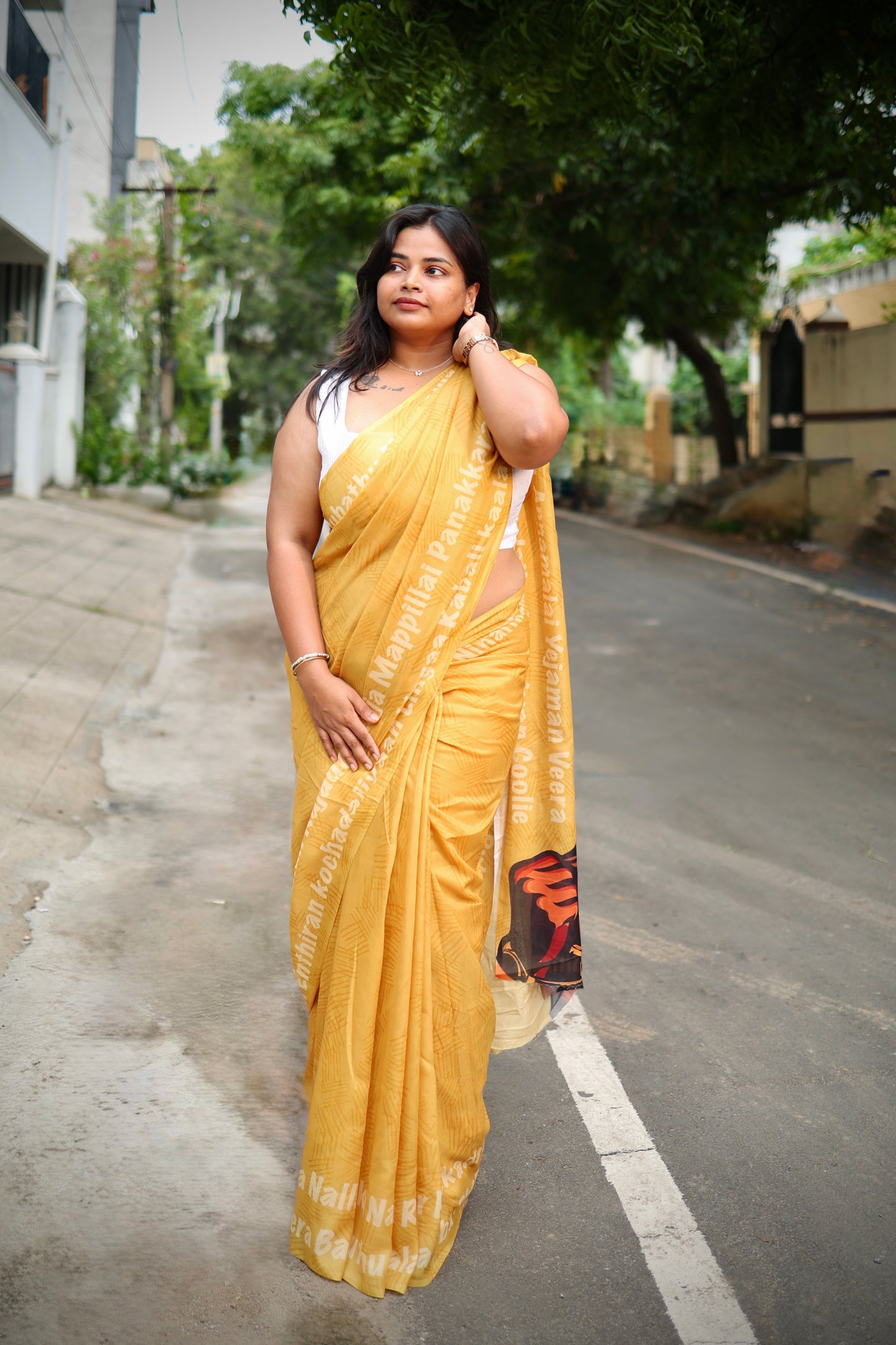 Superstar Rajini - Tribute Saree