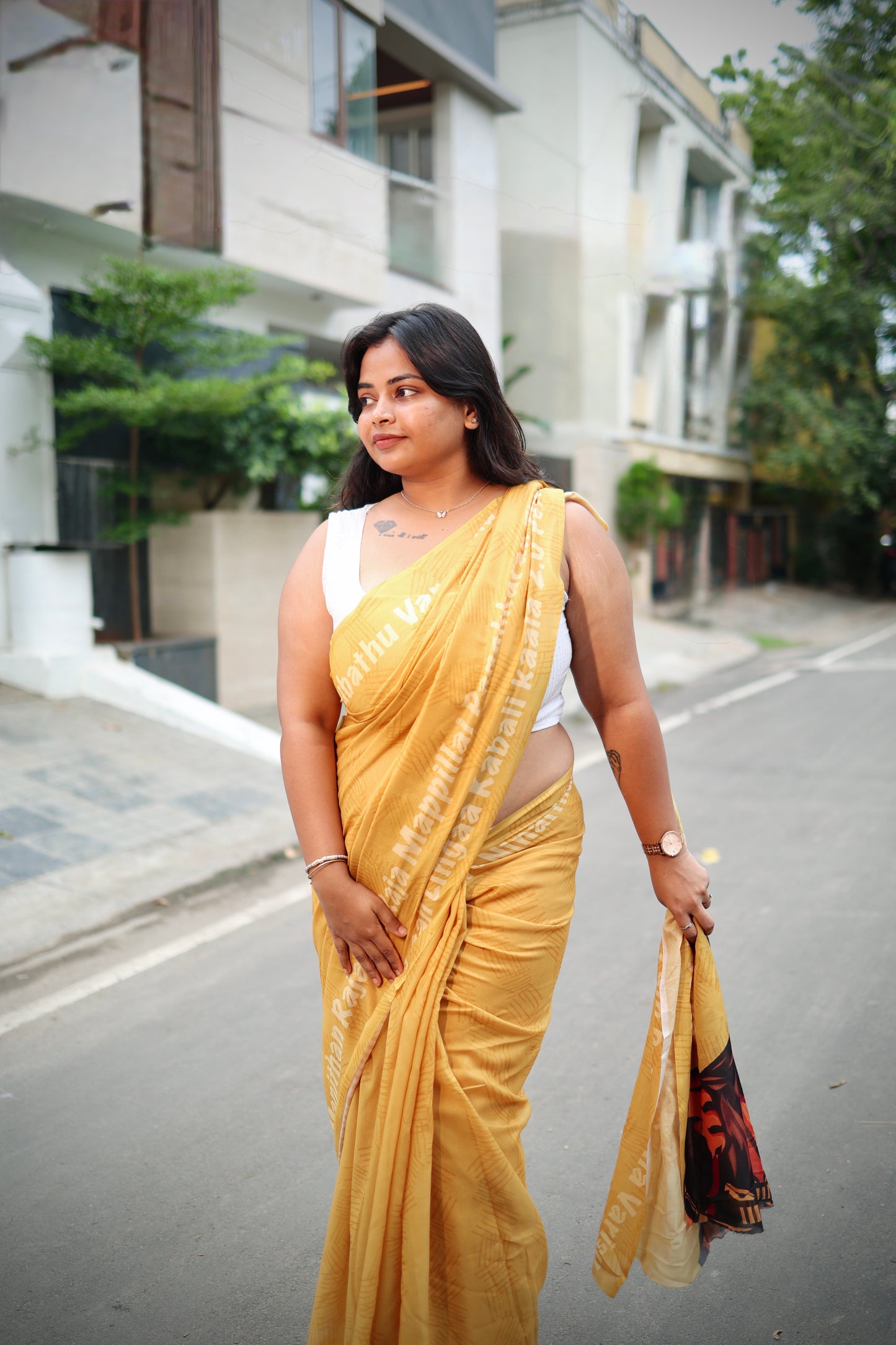 Superstar Rajini - Tribute Saree