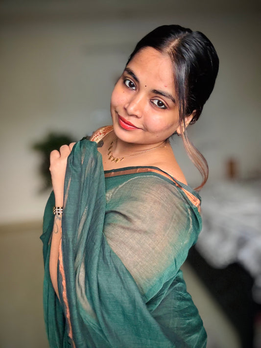 Keshi saree - Mul Saree