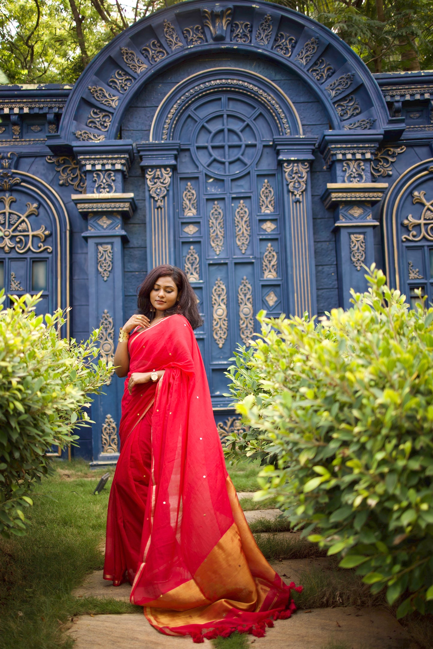 Reyhana Mul Cotton Saree