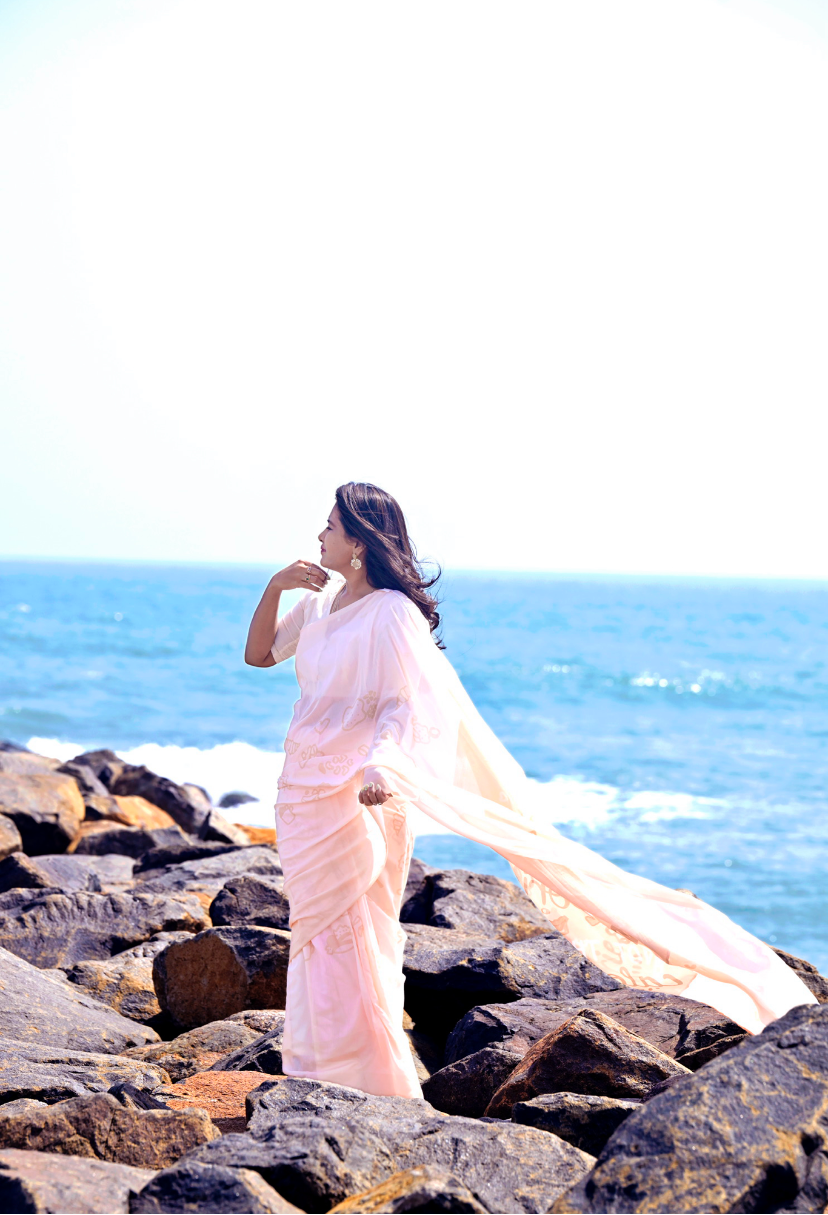Chef’s kiss - Food Tribute saree