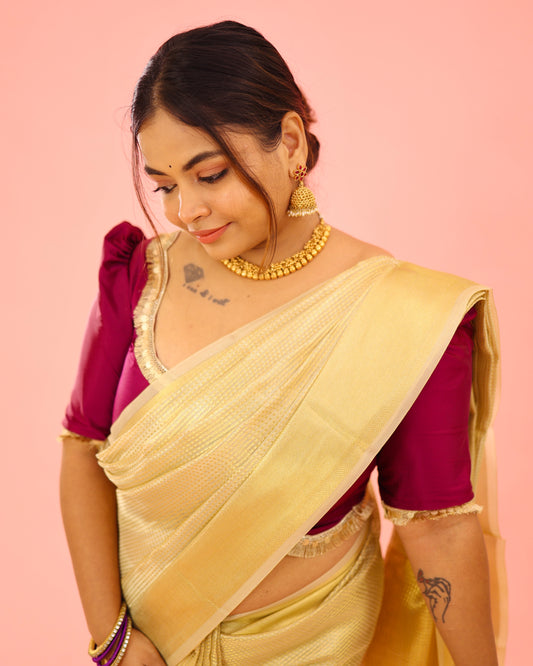 Nayanthara - Banarasi Tissue Saree