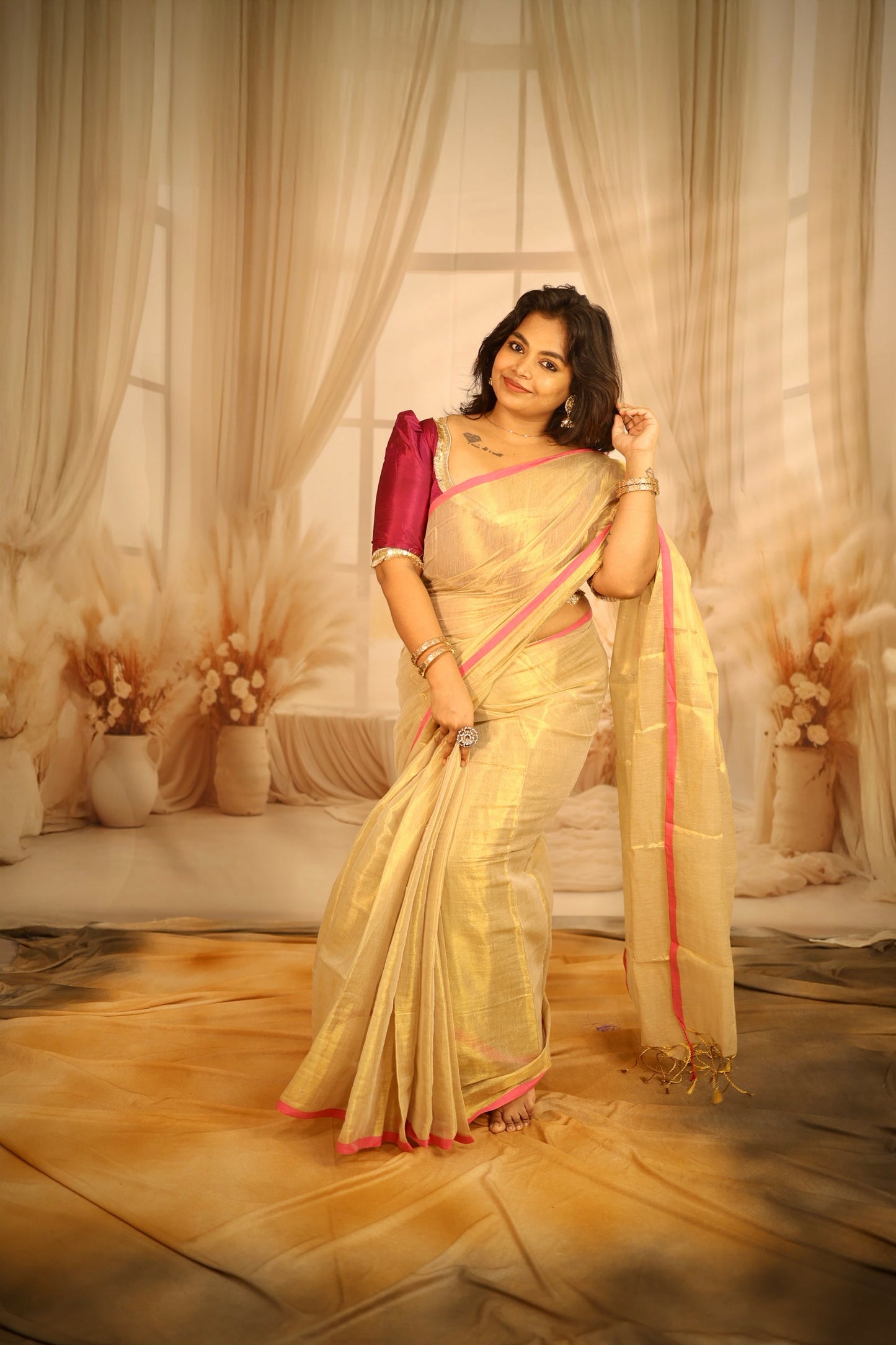 Veya - Tissue Silk Handloom Saree