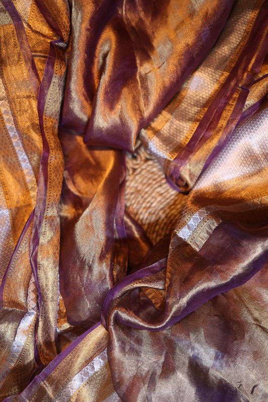 Tvesa - Pure Banarasi Tissue Silk Saree