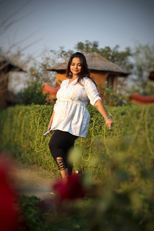 Dhrithi - Peplum Top