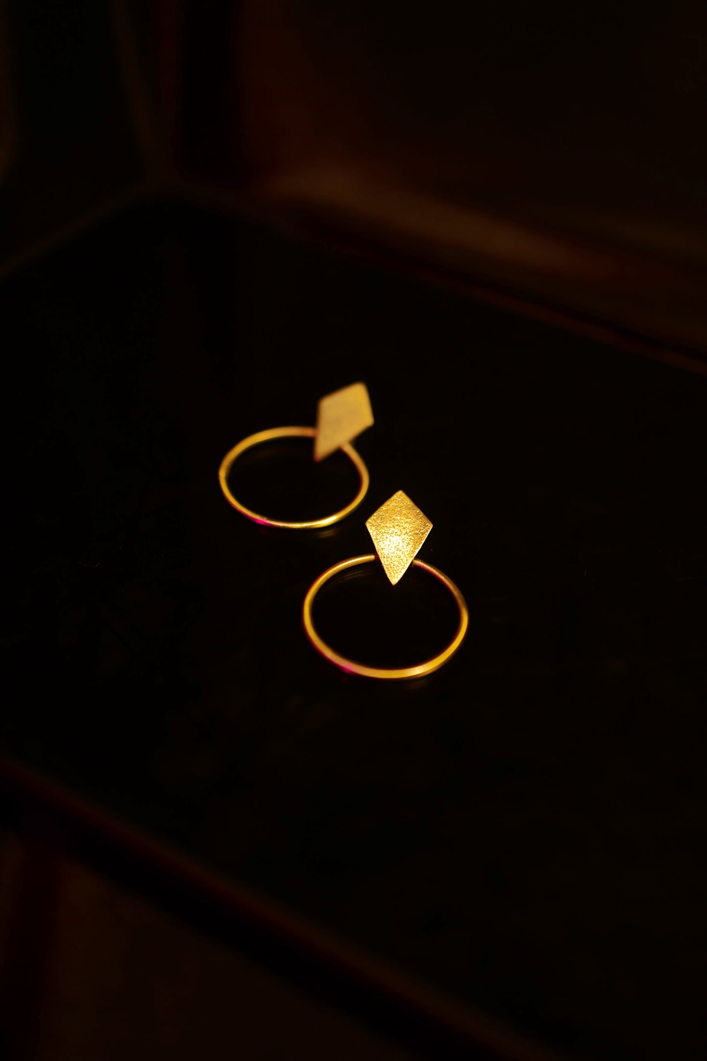 AI048 - Kite Ring Gold Plated Earring