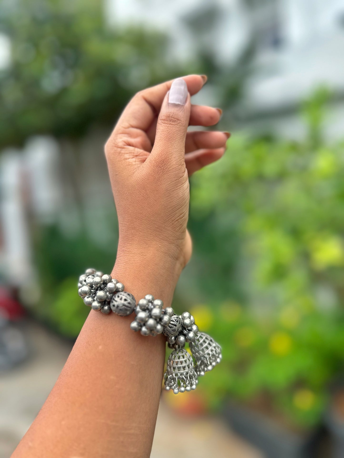 AI051 - Afghani Alloy Pearl Bracelet