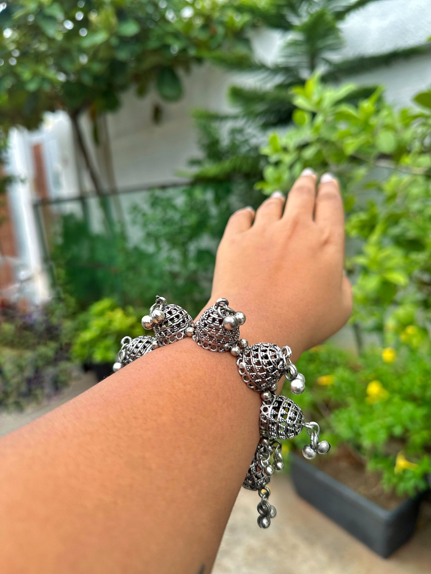 AI052 - Alloy Jhumka Bracelet