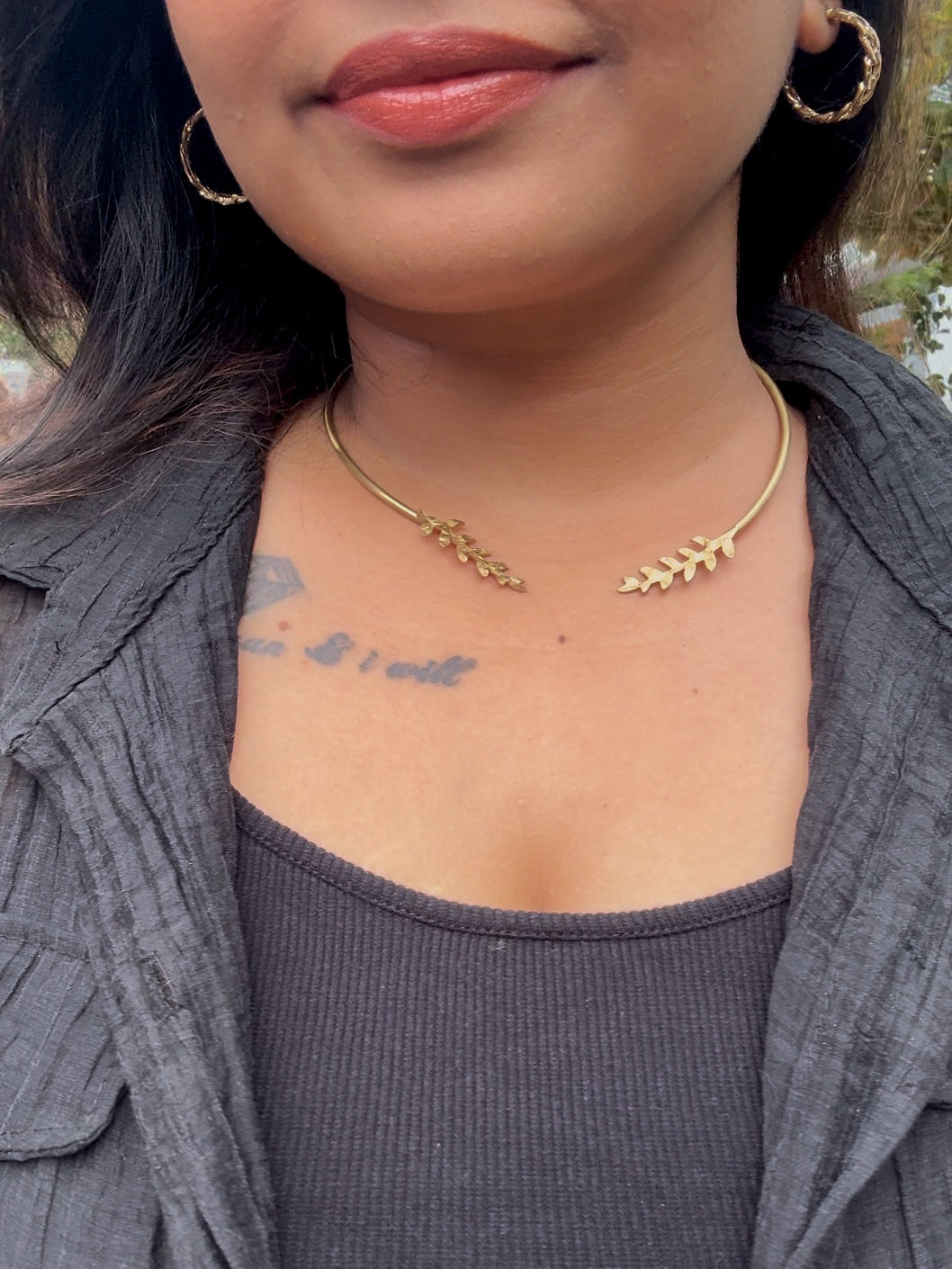 AI068 - Handmade Hasli Brass Choker