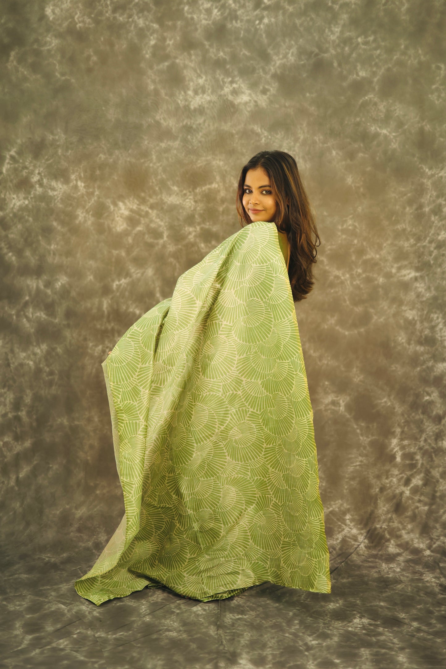 Sharini - Mango silk saree