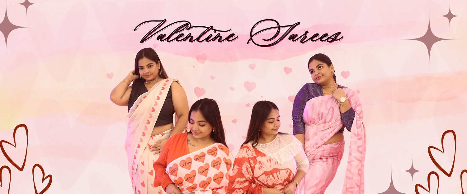 Valentine Sarees