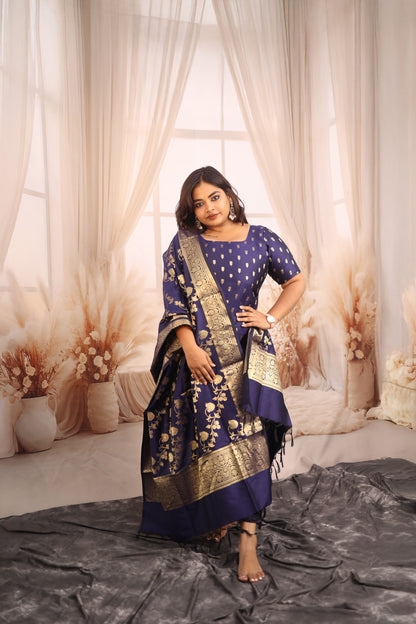 Madhangi- Banarasi Suit Set