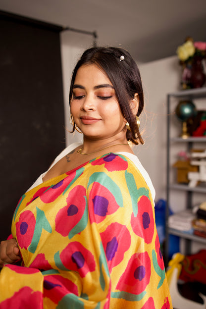 Maansa - Mango silk Saree