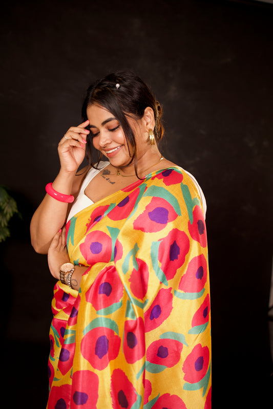 Maansa - Mango silk Saree