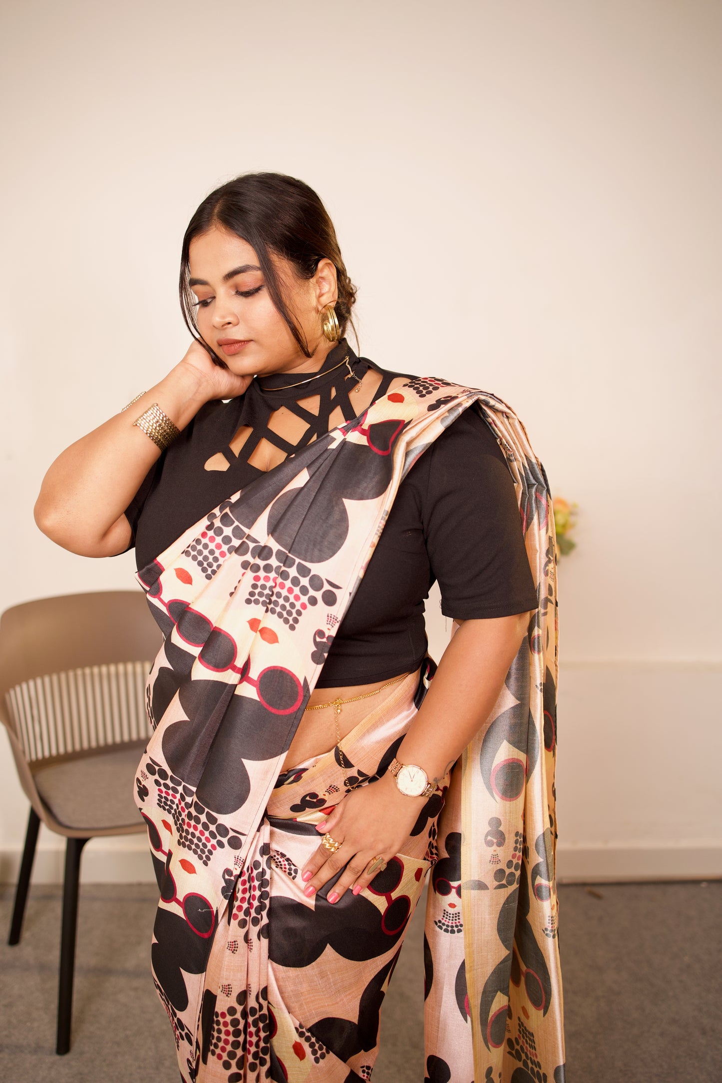Vibha - Mango silk Saree