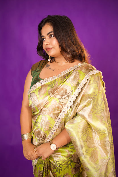 Dhrisha - Mango silk Saree