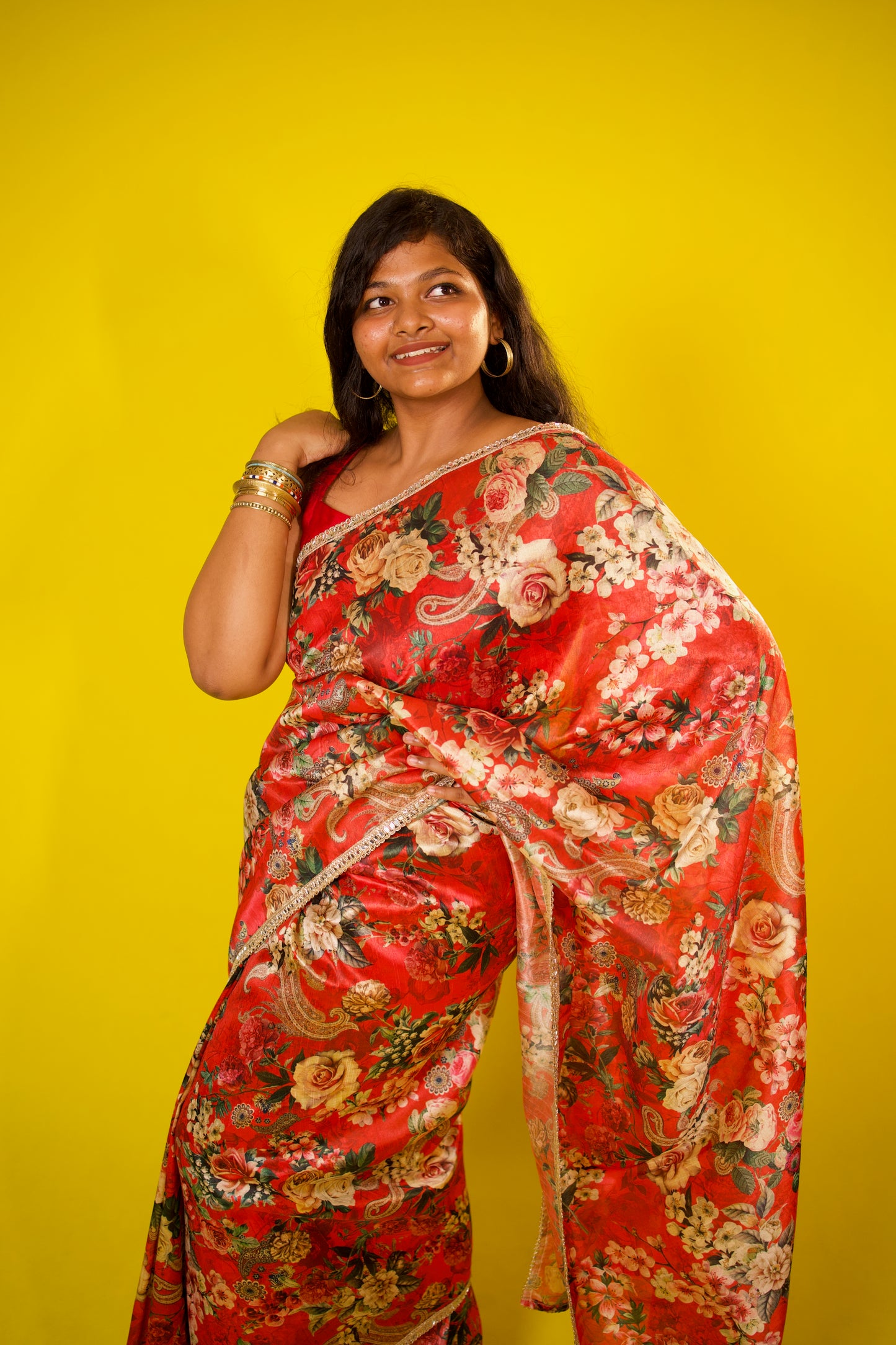 Saachi - Mango Silk Saree