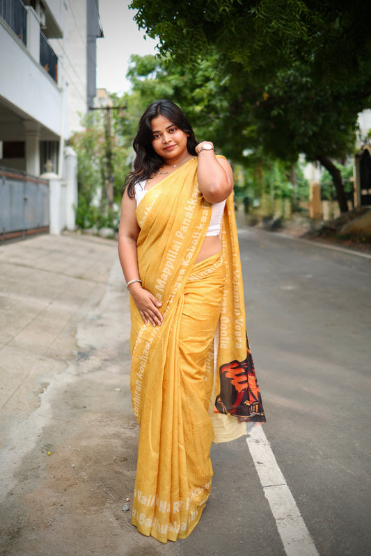 Superstar Rajini - Tribute Saree