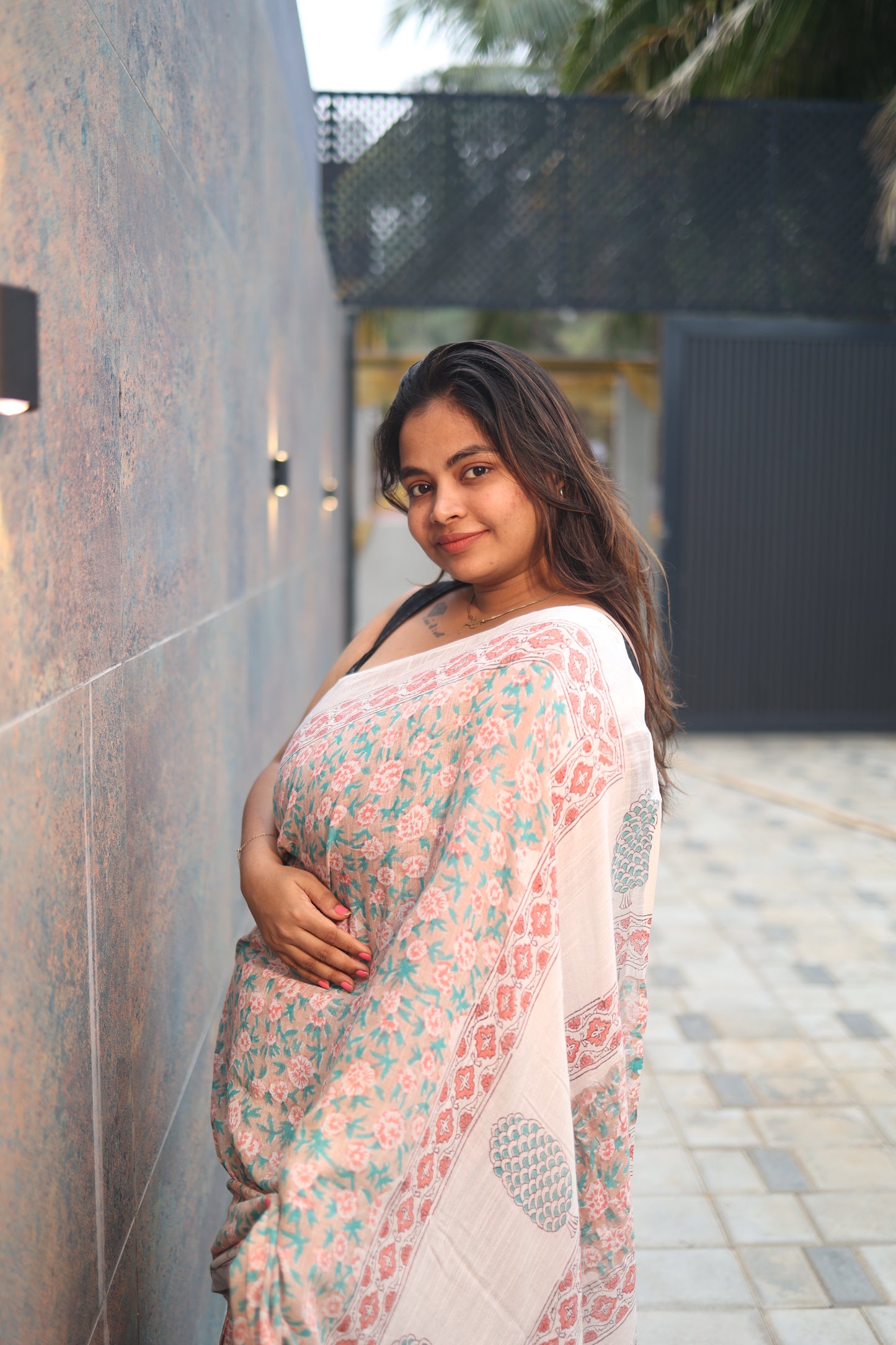 Mathi Linen Saree