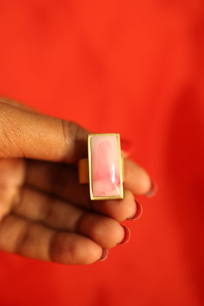 AI269 - Square Marble Ring