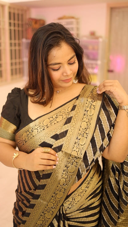 Zarira - Banarasi Georgette Silk Saree