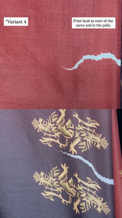 RCB Saree - (Wabi Sabi)