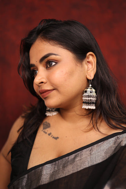 AI257 - Hand Painted Modern Earring