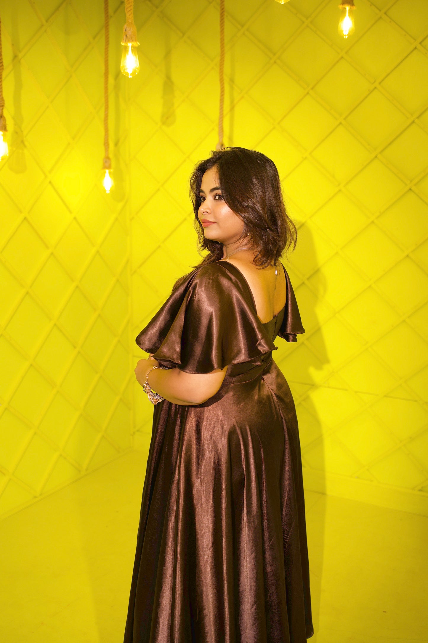 Selina - Premium Satin Maxi