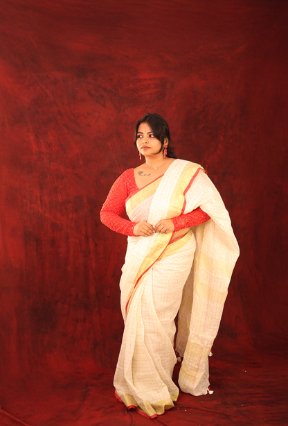 Mridula - Onam Linen Saree