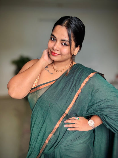Keshi saree - Mul Saree