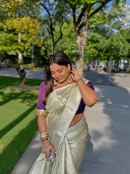 Mira Banarasi Tissue Saree