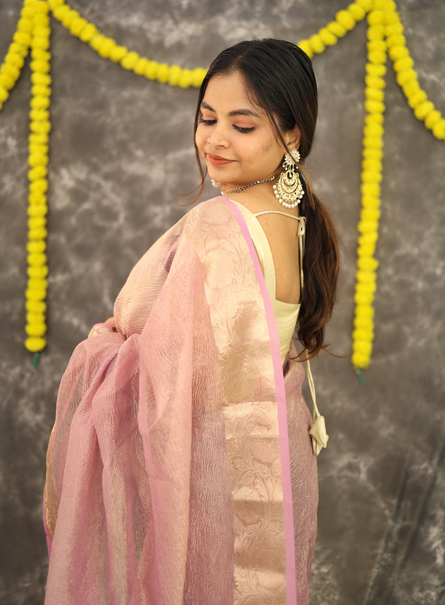 Chandi Banarasi Tissue Saree