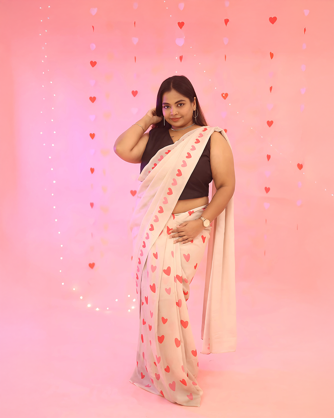 Pyaar Prema Kadhal - The Valentine Saree