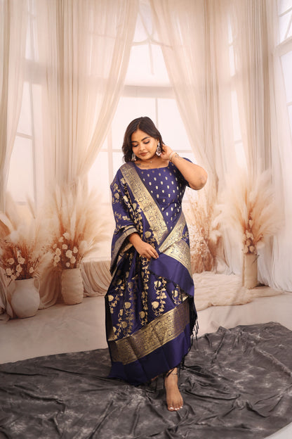 Madhangi- Banarasi Suit Set