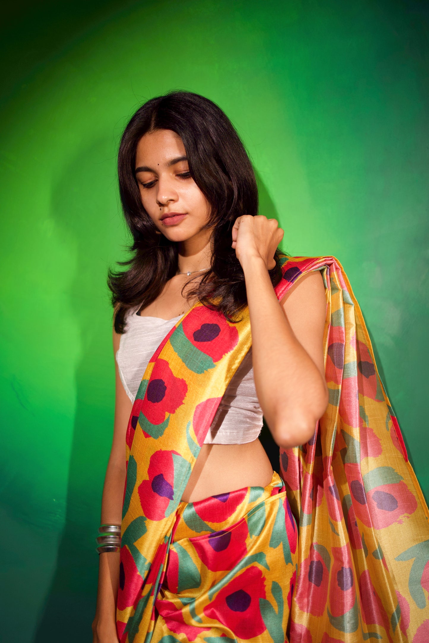 Maansa - Mango silk Saree
