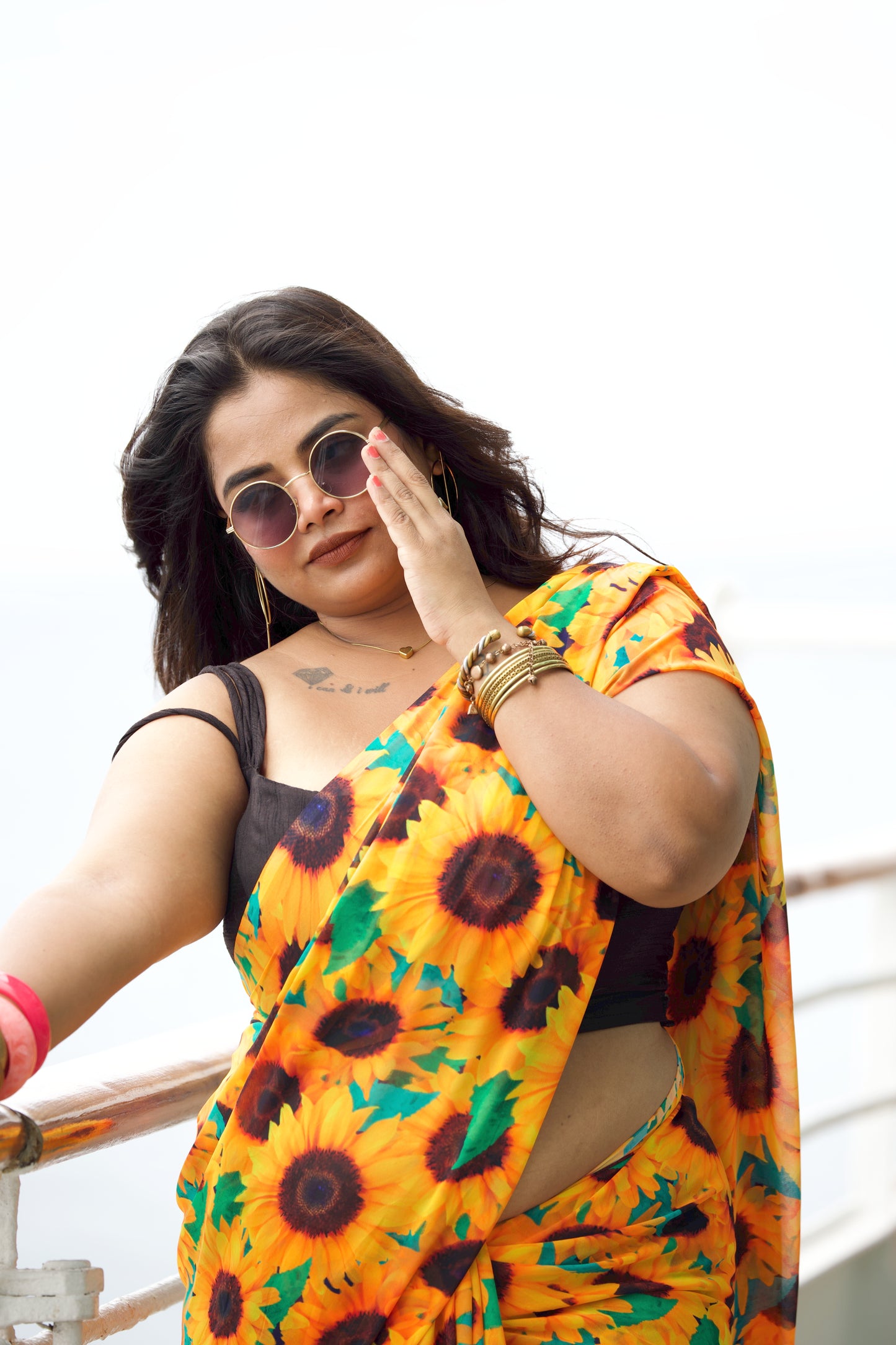 Corlia - Georgette Saree