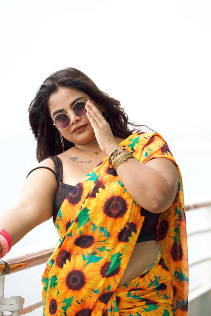 Corlia - Georgette Saree