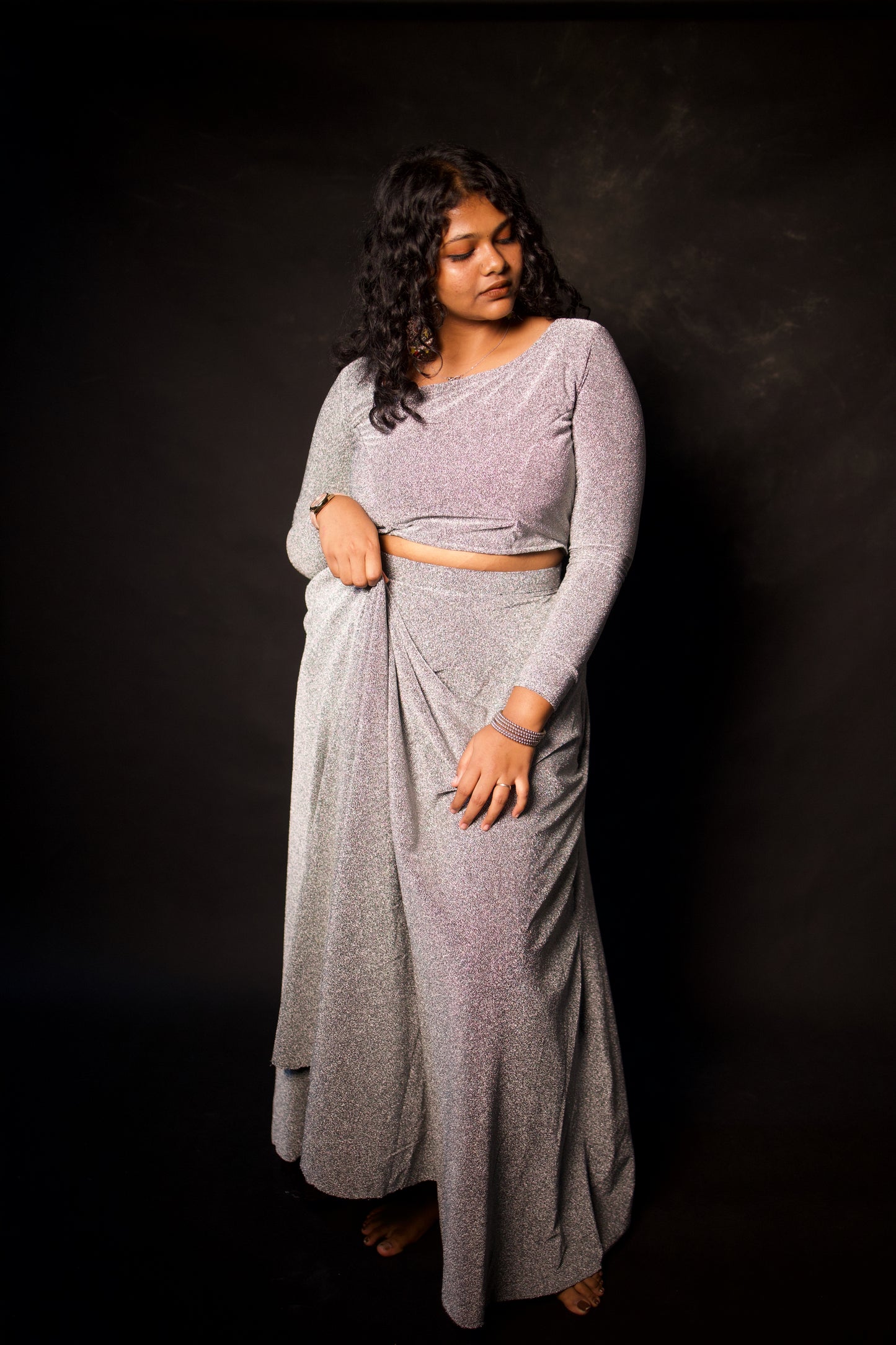 Neerja - Crop Top and Skirt
