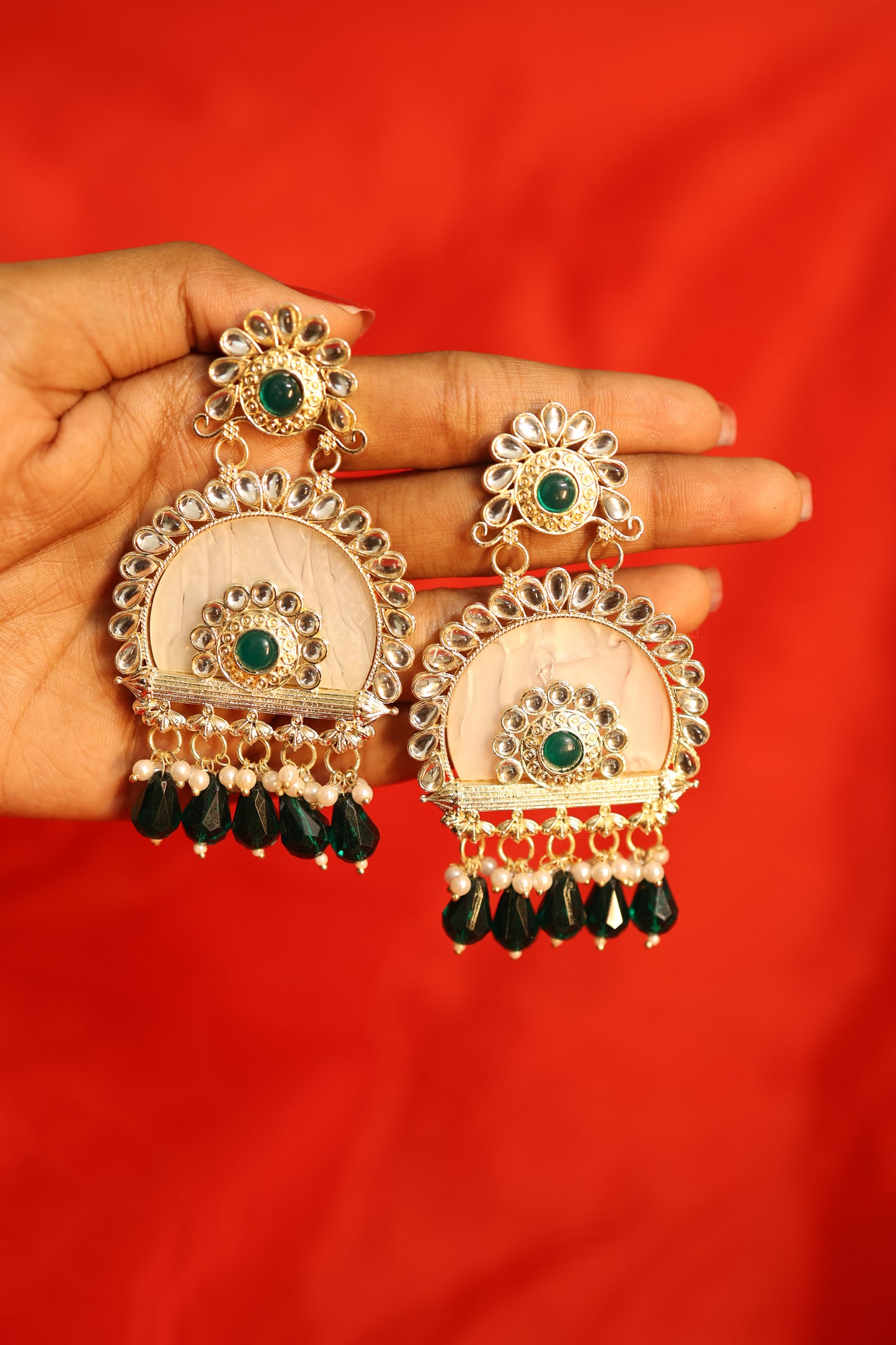 AI272 - Molted Marble Earrings