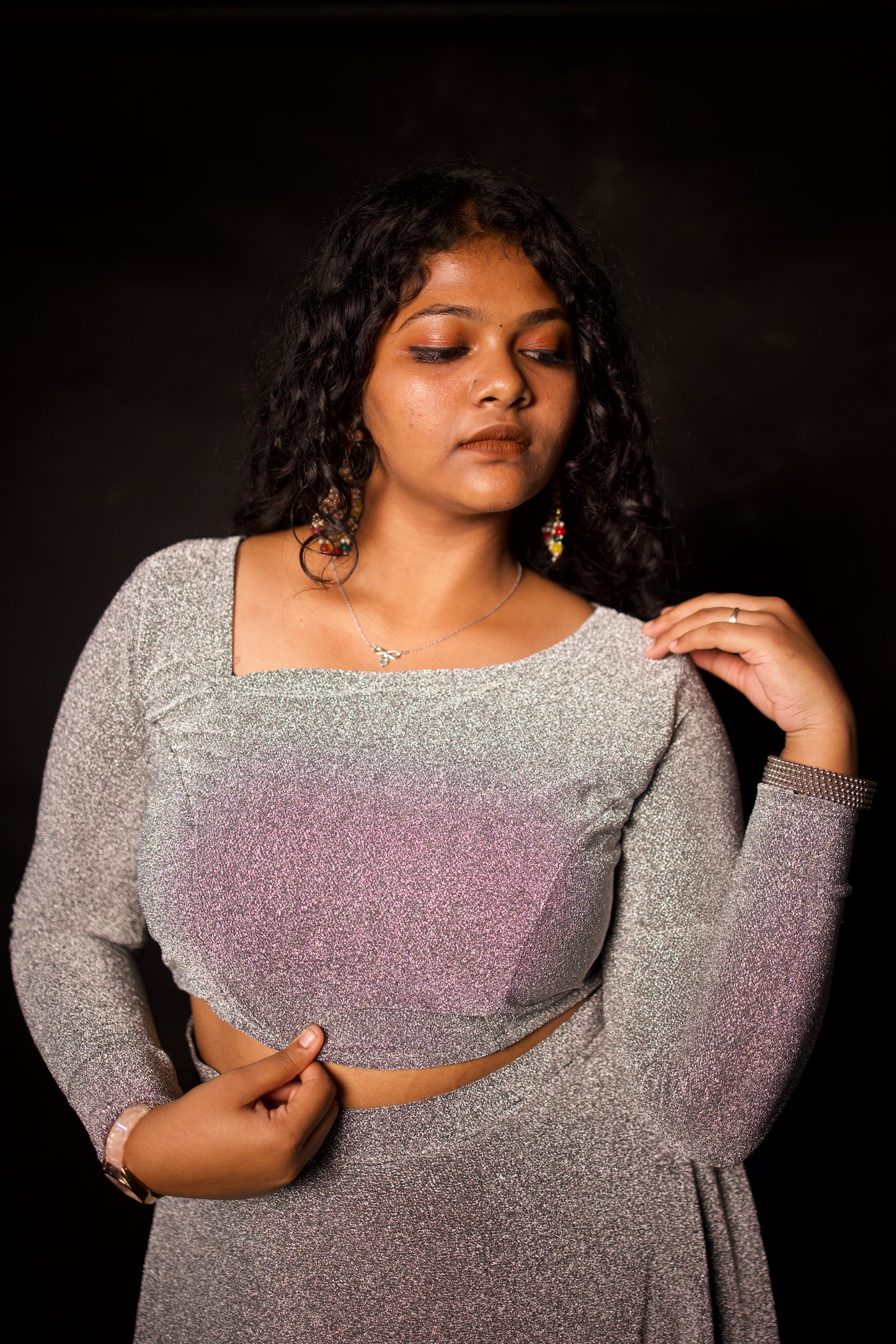 Neerja - Crop Top and Skirt