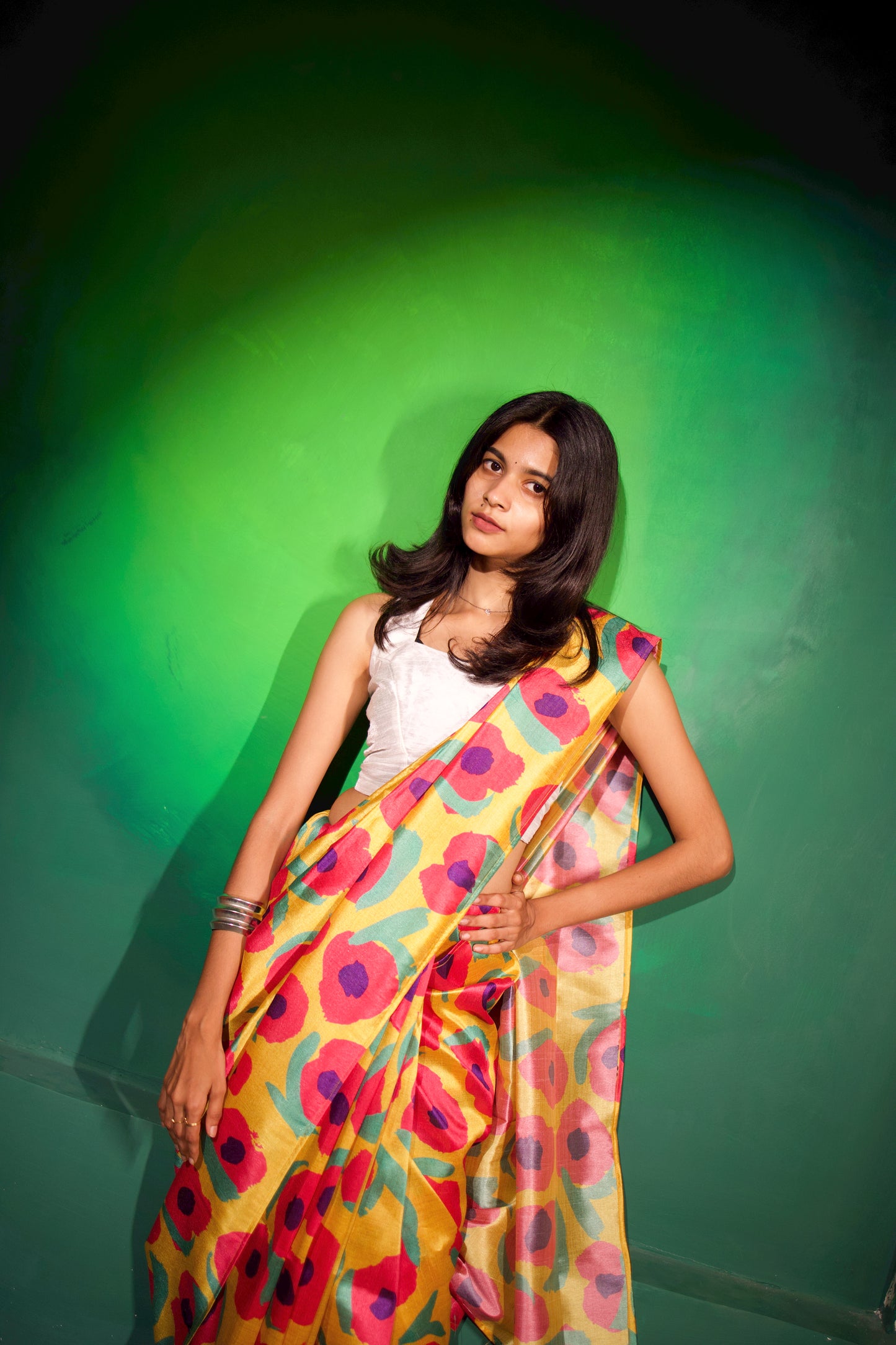 Maansa - Mango silk Saree