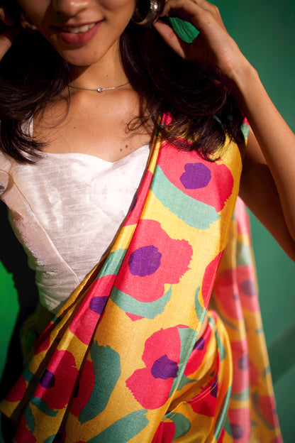 Maansa - Mango silk Saree