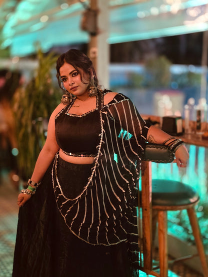 Noori - Mirror Work Lehenga