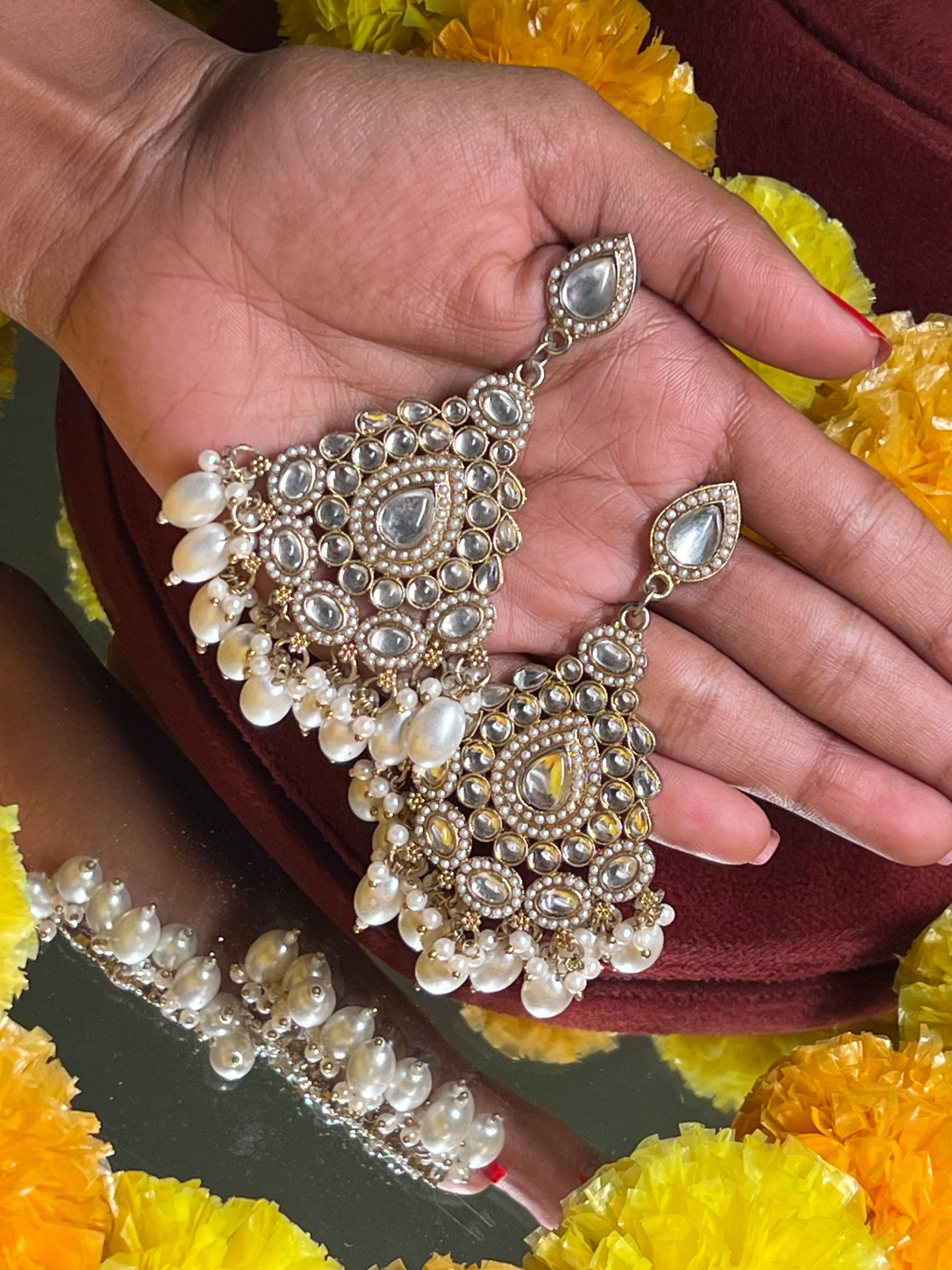 AI253 - Rajwada Kundan Earring