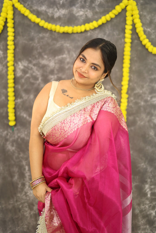 Sakhi Banarasi Tissue Saree