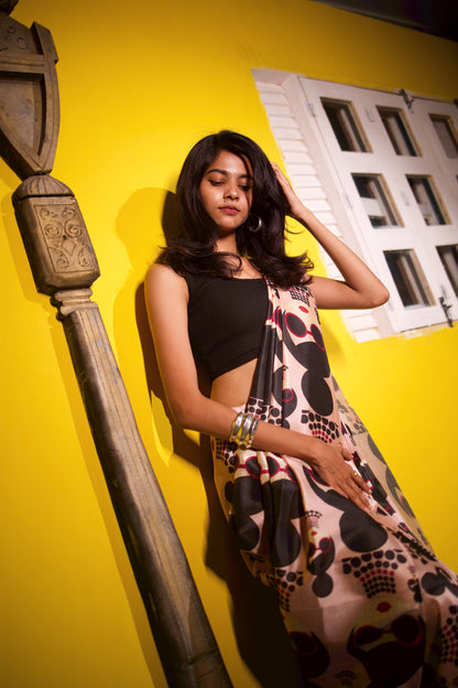 Vibha - Mango silk Saree