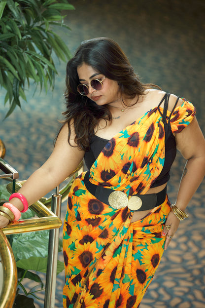 Corlia - Georgette Saree