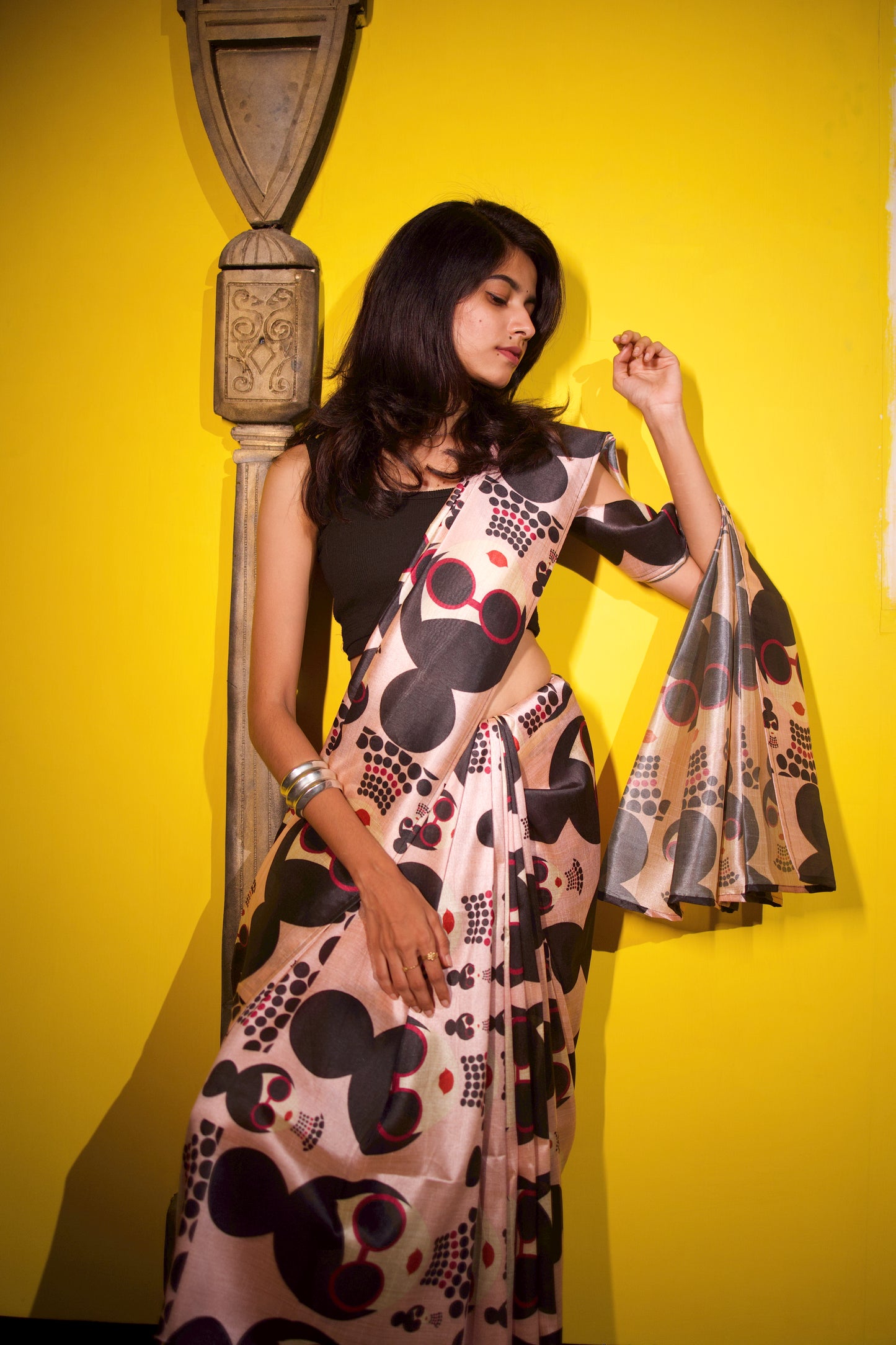 Vibha - Mango silk Saree