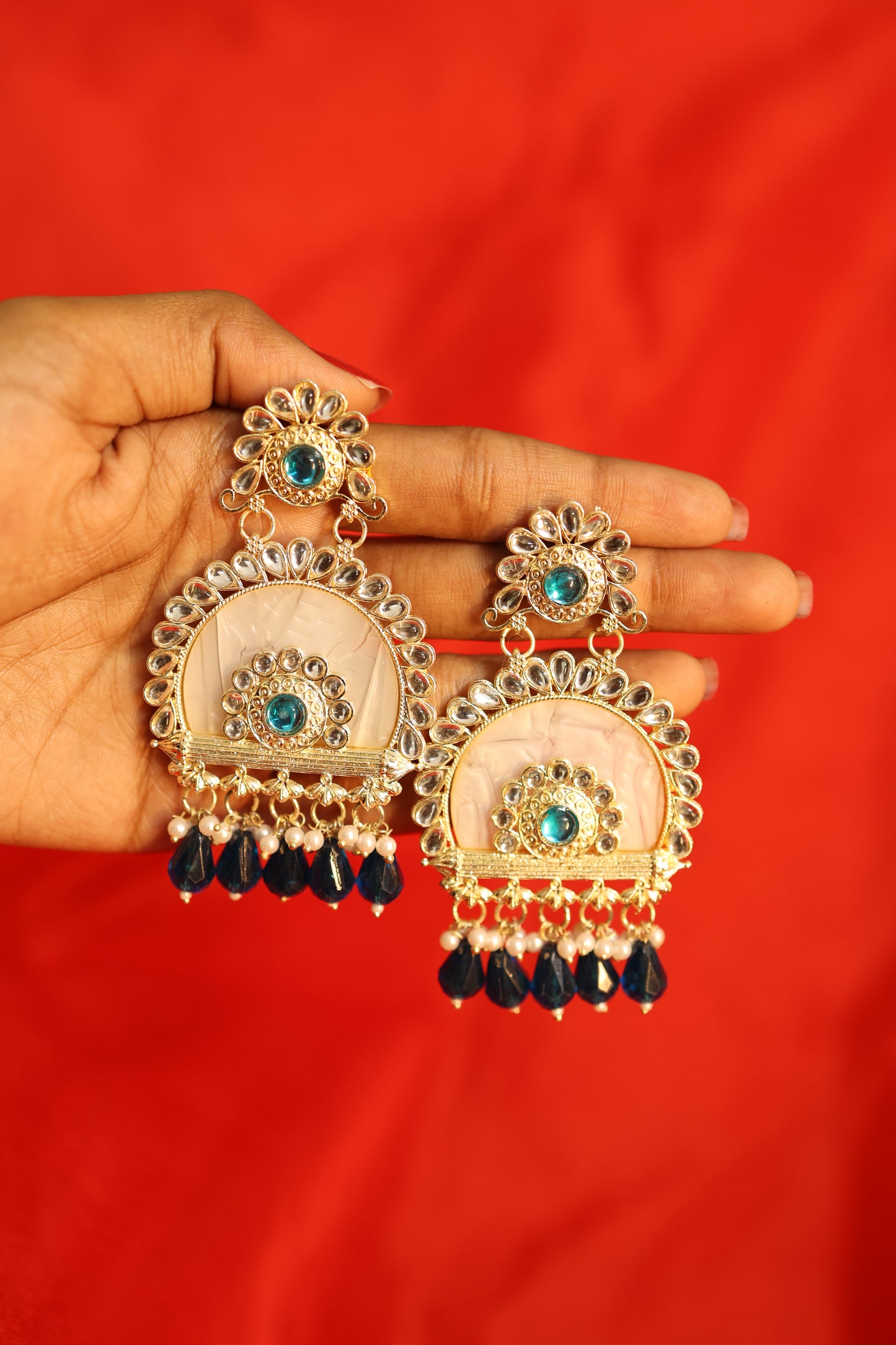 AI272 - Molted Marble Earrings