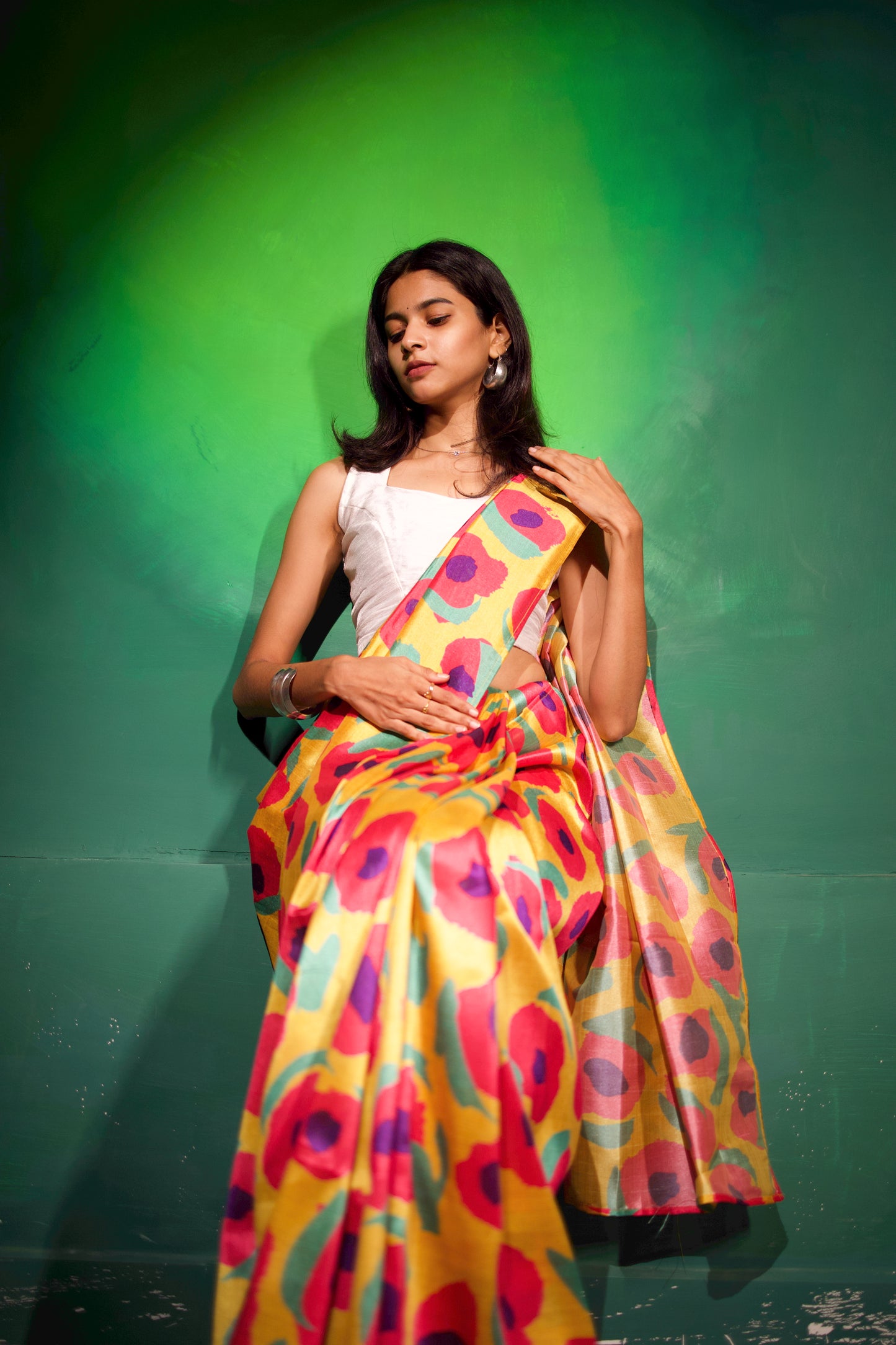 Maansa - Mango silk Saree